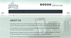 Desktop Screenshot of bhamdermatology.com